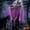 Purple, variant on Light Up Ghost Decorations Outdoor Indoor -Dynamic Adjustable Hanging Ghost with LED, Halloween Swing Ghostess Decor for Tree Yard Porch, Garden Trees, Party Décor