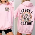 thumbnail image 4 of "Spooky Season" Skeleton Rock & Roll Hoodie – Fun Halloween & Autumn Vibes Sweatshirt, 4 of 6