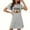 Gray, variant on Sakmal Thanksgiving Moomoo Dresses for Women Loose Ultra-Soft Comfy Gray Sleep Dress Short Sleeve Crew Neck Short Football Mom Print Nightgowns S-2XL