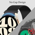 thumbnail image 3 of One Click No Gap Metal Band for Samsung Galaxy Watch 7 6 band 40mm 44mm Women Men,Galaxy Watch 6 Classic Band 47/43mm, Stainless Steel Magnetic strap for Galaxy Watch 5 4 band/5Pro/Watch 4 Classic, 3 of 7