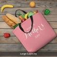 thumbnail image 5 of Wukai Happy Mother's Day Print Reusable Grocery Bag Shopping Bags with Zipper Shoulder Shopping Handle Bag Suitable for Outdoor Convenient Daily Bag, 5 of 8