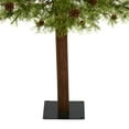 thumbnail image 5 of Nearly Natural 6ft. Wyoming Alpine Artificial Christmas Tree with 150 Clear (Multifunction) LED Lights and Pine Cones on Trunk, 5 of 10