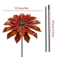 thumbnail image 3 of Metal Flower Garden Stake Outdoor Decor with Rust-Resistant Finish for Gardens, Lawns, Patios, and Courtyard Entryways, 3 of 7