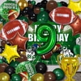 thumbnail image 2 of Set de decoración para fiestas de cumpleaños con temática de fútbol con globos, 2 of 7