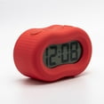 thumbnail image 3 of Timelink Rubber Smartlight Fashion Digital LCD Standard Alarm Clock - Red, 3 of 7