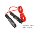 thumbnail image 2 of EXHUMKY Red Durable Workout Jump Rope with Bearing for Fitness Enthusiasts, 2 of 6