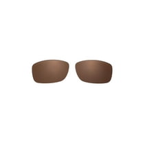 Walleva Brown Polarized Replacement Lenses for Oakley Crosslink 55 (OX8030 Series) Sunglasses