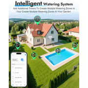 Insoma WiFi Sprinkler Timer, Smart Hose Faucet Timer, APP and Voice Control