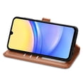 thumbnail image 4 of for Samsung Galaxy A35 Phone Case Wallet Card Holder, Premium PU Leather Stand Flip Wrist Strap Magnetic Closure Shockproof Protective Wallet Case Cover for Samsung Galaxy A35, Brown, 4 of 5