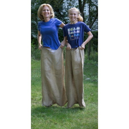 Brulapper Lawn Games Potato Sack Race Bags, (2 Bags - 24 Inch x 40 Inch)