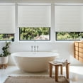 thumbnail image 2 of Keego Cordless Roller Shades for Window Mini 90% Blackout Roller Blinds for Window Doors Custom Ivory, 52"W x 72"H, 2 of 6