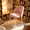 Pink, variant on BTFYOU Armless Swivel Vanity Chair | No Wheel Upholstered Ergonomic Desk Seat, Anti-Rust Metal Frame Legs, Versatile Furniture Chair for Bedroom Dining Office Use,BEIGE