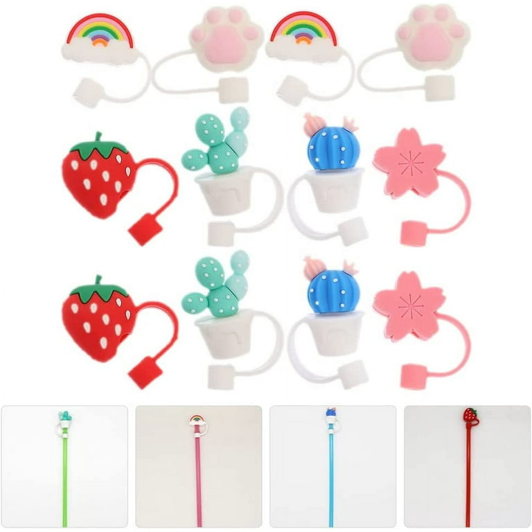 HSMQHJWE Party Decorations for Men Silicone Straw Caps Drinking Straw Straw  Charms For Straws Party Straw Decoration Straw Toppers Charms Decoration