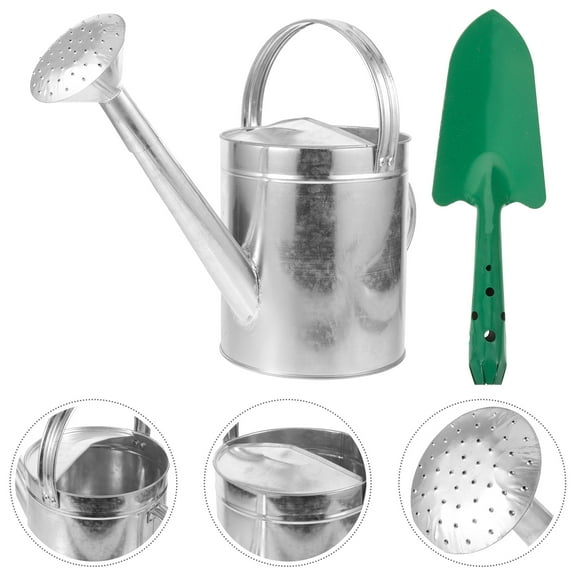 WHAMVOX  Useful Watering Can Garden Sprinkler Outdoor Plants Spouted Silver