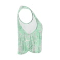 thumbnail image 6 of Karight Womens Workout Tank Crop Sports Shirt Loose Fit Sleeveless Yoga Running Tops Going Out Top, 6 of 8