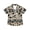 Aztec Cow Print, variant on Garronmavis Deer Camo Hunting Button Down Shirt Short Sleeve Hawaiian Shirts for Boys Girls 7-8 Lightweight Breathable Summer Clothes Daily School Play Button Down Shirts