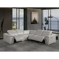 thumbnail image 4 of HomeRoots Italian Leather Power Reclining U Shaped Five Piece Corner Sectional, 4 of 7