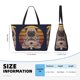 thumbnail image 4 of Fotbe Pug dog Yoga Bolsa de Viaje para Playa - Resistente al Agua, Bolsa Tote de Gran Capacidad y Ligera con 7 Bolsillos para Mujeres y Hombres, 4 of 7