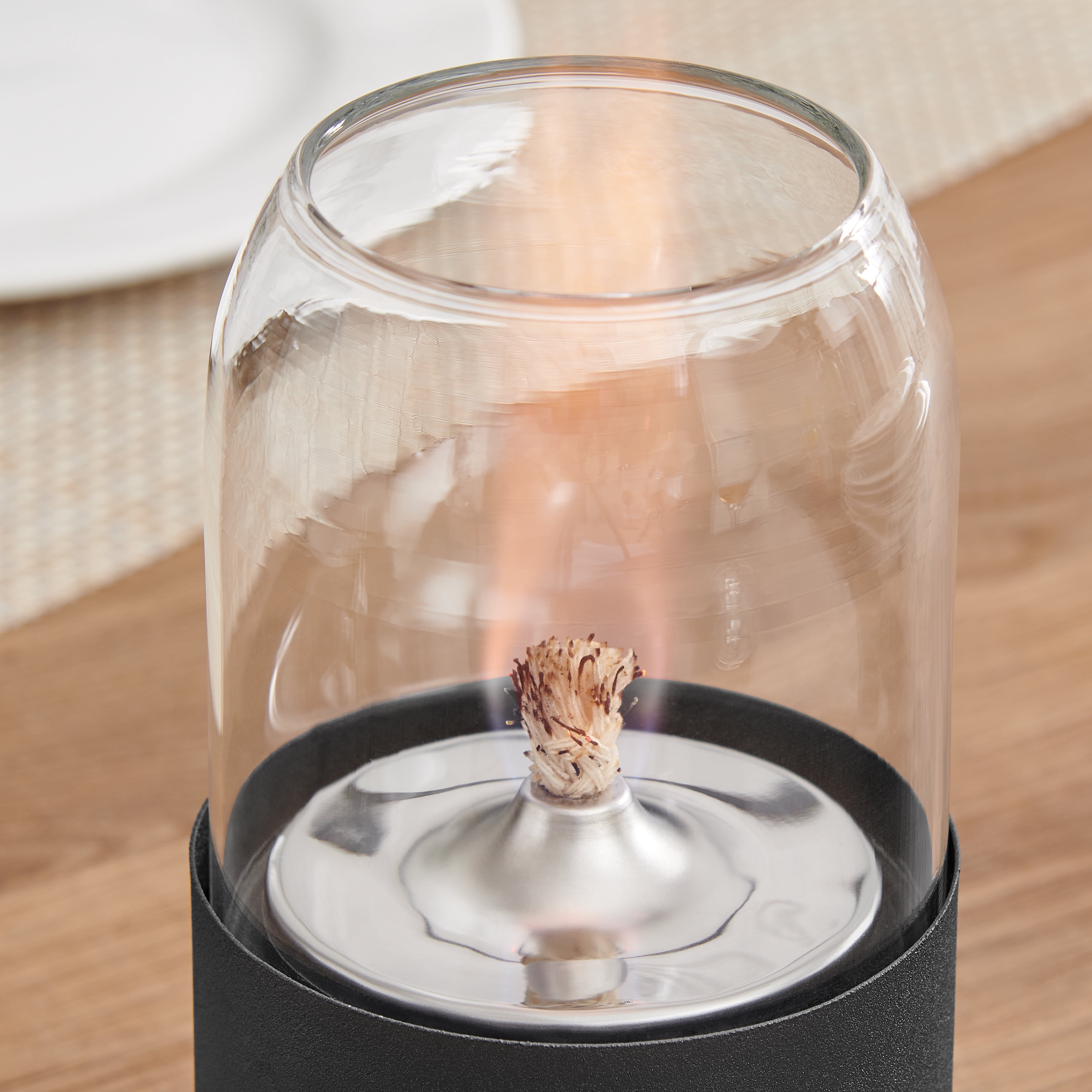 Danya B. Ambrose Oil Lamp Style Rope Wick Clean-Burning Tabletop Portable Fire Pit Set of 2