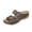 Gray, variant on Bkhluea Women Wedge Slide Sandals Floral Appliqué Shoes Comfortable For Casual Home Travel Daily Outdoor Activities