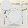 thumbnail image 3 of Ambesonne Indie Place Mats Set of 4, Cool Hipster Skater Urban, Standard Size, Pale Coffee Blue White, 3 of 6