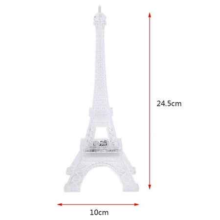 Bright Eiffel Tower Desk Table Lamp 7 Color Changing Mood Light