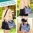 thumbnail image 5 of FORMRS Insulated Lunch Bag for Work School Unisex Large Capacity Cooler with Shoulder Strap, Pink Marble Pattern, 5 of 6