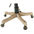 thumbnail image 5 of Gray Tufted Back Linen Style Rolling Office Chair, 5 of 11