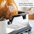 thumbnail image 3 of KitchenAid - 5-Ply Clad Polishd Stainless Steel Roasting Pan with Removable Rack (38 x 29cm/15 x 11.5in), 3 of 8