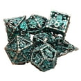 thumbnail image 2 of MACTANO Metal DND Dice Set Dungeons and Dragons Dice Set MTG RPG Board Game Toy-Grim Reaper Blue, 2 of 7