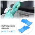 thumbnail image 3 of Billuyoard 1 par de guantes para lavar platos con estropajo, herramientas de limpieza de manos resistentes al calor, lavandería, cocina, baño, coche Mostrada Azul Billuyoard HA060614-01, 3 of 6