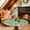 White Green Light Green, variant on St. Patrick's Day Fitted Tablecloth with Elastic Edged, Round Table Cloth for Dining Table, Spring Green Lucky Leaf Harps Hats Waterproof Oil Proof Table Cover for Indoor Outdoor 36"-44"