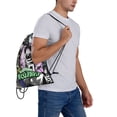 thumbnail image 5 of My Hero Academia Drawstring Backpack Anime Sackpack Gym Bag For Sport Yoga Travel Hiking Shopping Lightweight Gym Bag 16*14 Inch, 5 of 9