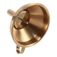 thumbnail image 3 of Stainless Steel Funnel Kitchen Oil Liquid Funnel With Detachable Filter/Strainer for Canning Kitchen Tools-gold, 3 of 5