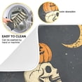 thumbnail image 2 of Yayeee Dish Drying Mat for Kitchen Counter 16"x18" Microfiber Absorbent Pad, Halloween Skeletons, 2 of 7