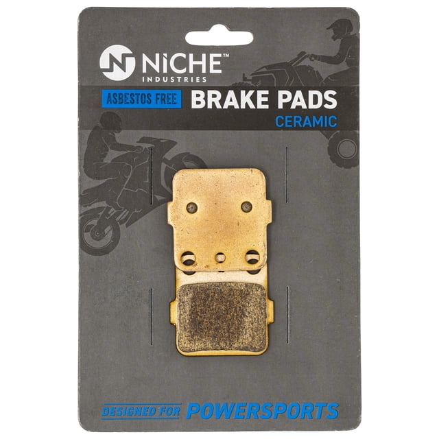 Niche Ceramic Front Rear Brake Pad Set for Honda FourTrax 250 ATV 519-KPA2320D