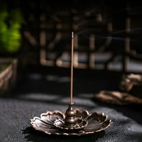 Eespoir Metal Incense Burner Holder, Multifunctional Incense Holders, Sturdy Metal Cone & Stick Incense Stand, for Meditation, Yoga, Home Decor