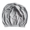 thumbnail image 3 of GUOOL Foot Stool Cover Foot Stool Slipcover for Living Room High Stretch Polyester Soft Furniture Protector Washable Footrest Cover Light Gray, 3 of 9