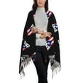 thumbnail image 7 of Pashmina Scarf Puerto-Rico-Pr Flag Boricua Soft Lightweight Wrap & Shawl for Dresses, Weddings, Travel, All Seasons, 7 of 7