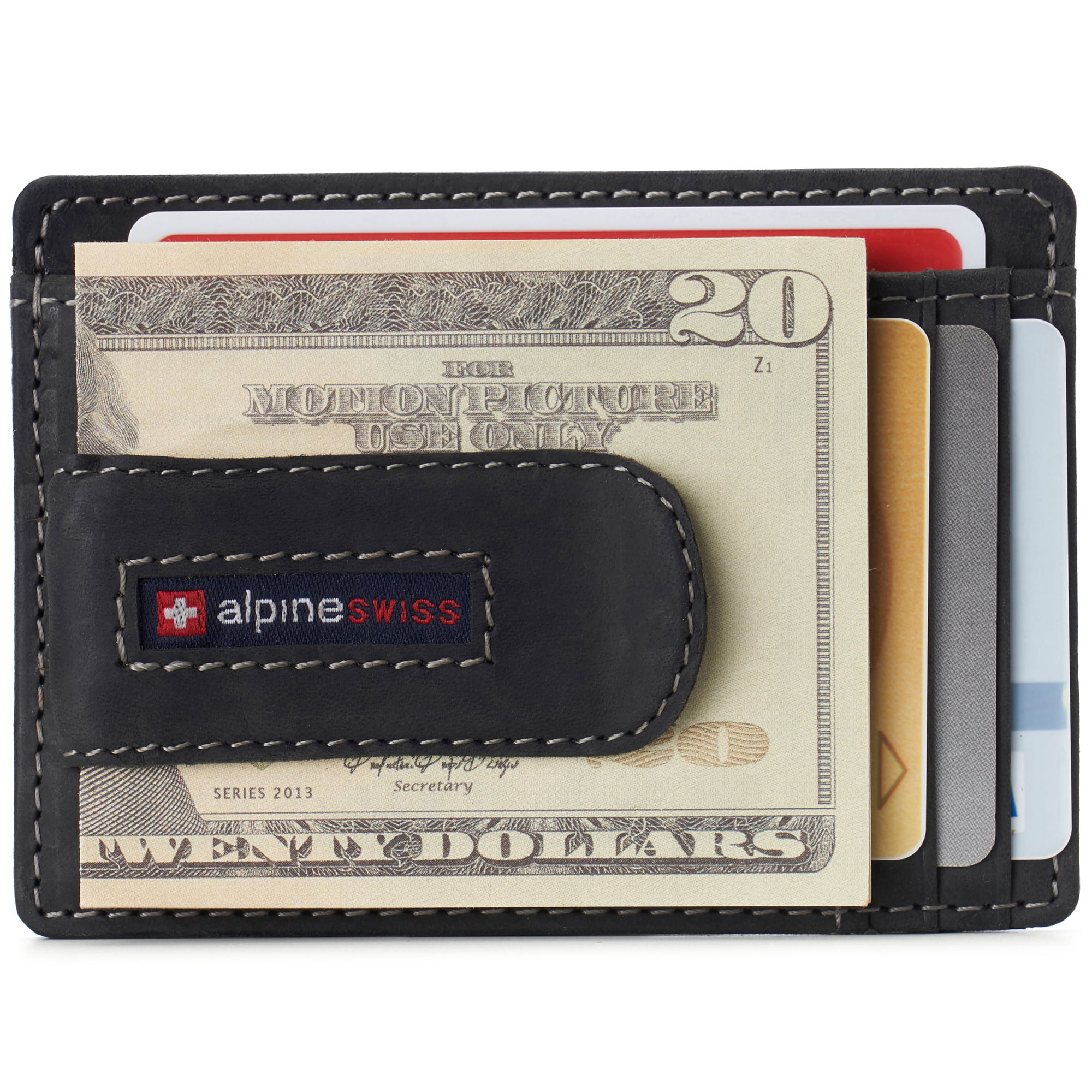 Details about   Mens Wallet Bifold Genuine Leather RFID Blocking Slim Wallets with Money Clip US 