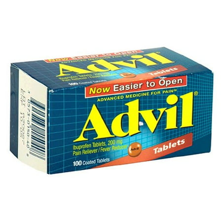 Advil Ibuprofen 200 mg Tablets 100 Count