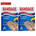 thumbnail image 1 of Instant Aid Pansements en Plastique Grands 30 Pcs (Lot de 2), 1 of 2