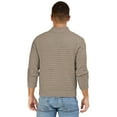 thumbnail image 4 of Iceglad Mens Quarter-Zip Sweater Textured-Knit Mock Neck Pullover Business Casual Slim Fit Knit Texture Sweater, 4 of 8