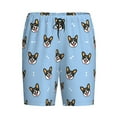 thumbnail image 4 of Gaeub Corgi Dog Printed Men's Short Pajama Pants, Lightweight Lounge & Sleep Bottoms Keep You Cool - 4X-Large, 4 of 9