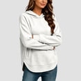 thumbnail image 4 of BUIGTTKLOP Hoodies for Women Fall Winter Long Sleeve Shirts Casual Hooded Sweatshirts with Pockets, 4 of 8