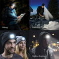 thumbnail image 6 of Morttic LED Beanie Hat with Light,USB Rechargeable Light Up Hat with Adjustable Brightness,Ultra Soft Material, 6 of 9