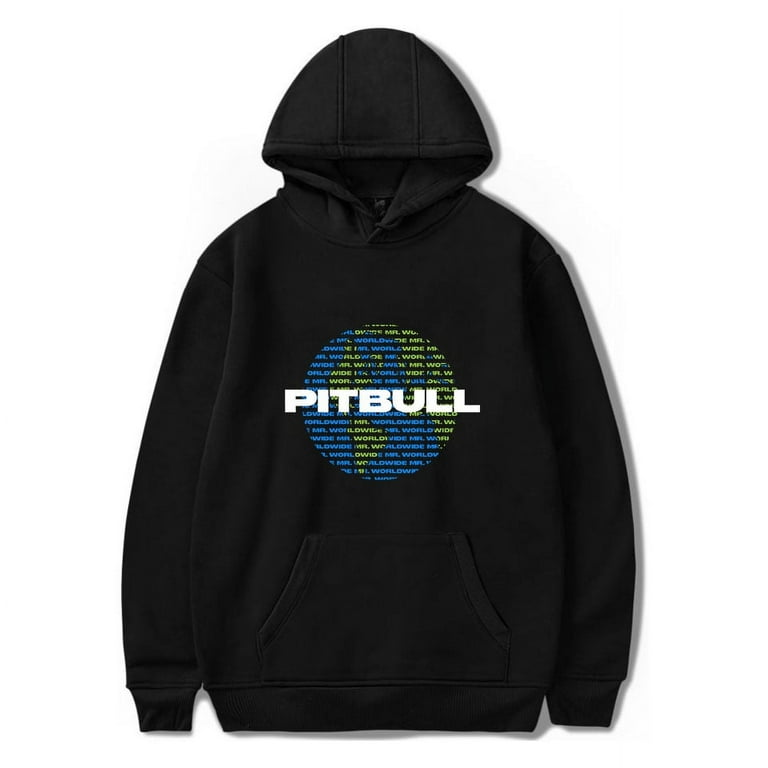 Pitbull Mr.Worldwide Rapper Hoodies Merch Winter For Men Women Casuals Long Sleeve Sweatshirt Streetwear Walmart