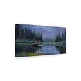thumbnail image 2 of Trademark Fine Art 'Moose At Fisher Cap Lake' Canvas Art by Allen Jimmerson, 2 of 3