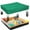 Green, variant on 47*47" Green Square Sandbox Cover, Square Protective Cover for Sand and Toys Away from Dust and Rain, Sandbox Canopy with Drawstring, Sandpit Pool Cover ( S 120*120cm)