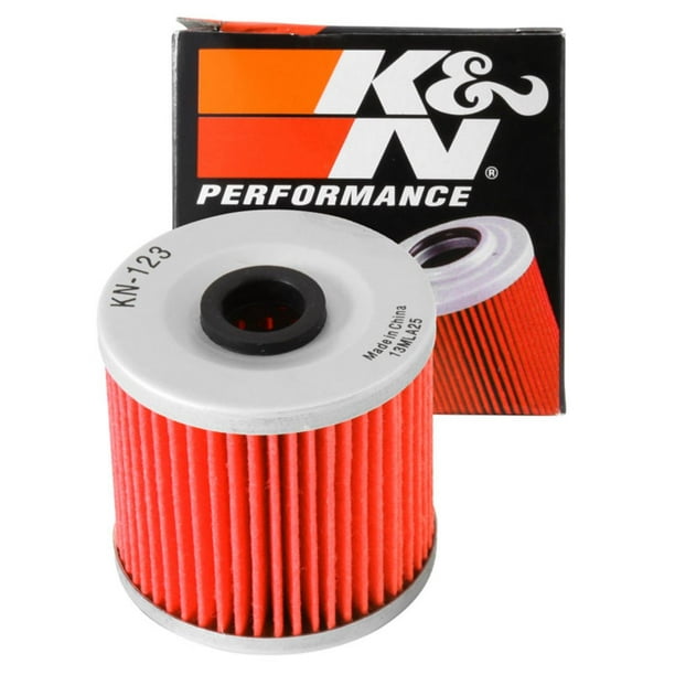 K&N Filter: Performance, Premium, Designed to be used with Synthetic or Conventional Oils: Fits Kawasaki Vehicles, KN-123 - Walmart.com